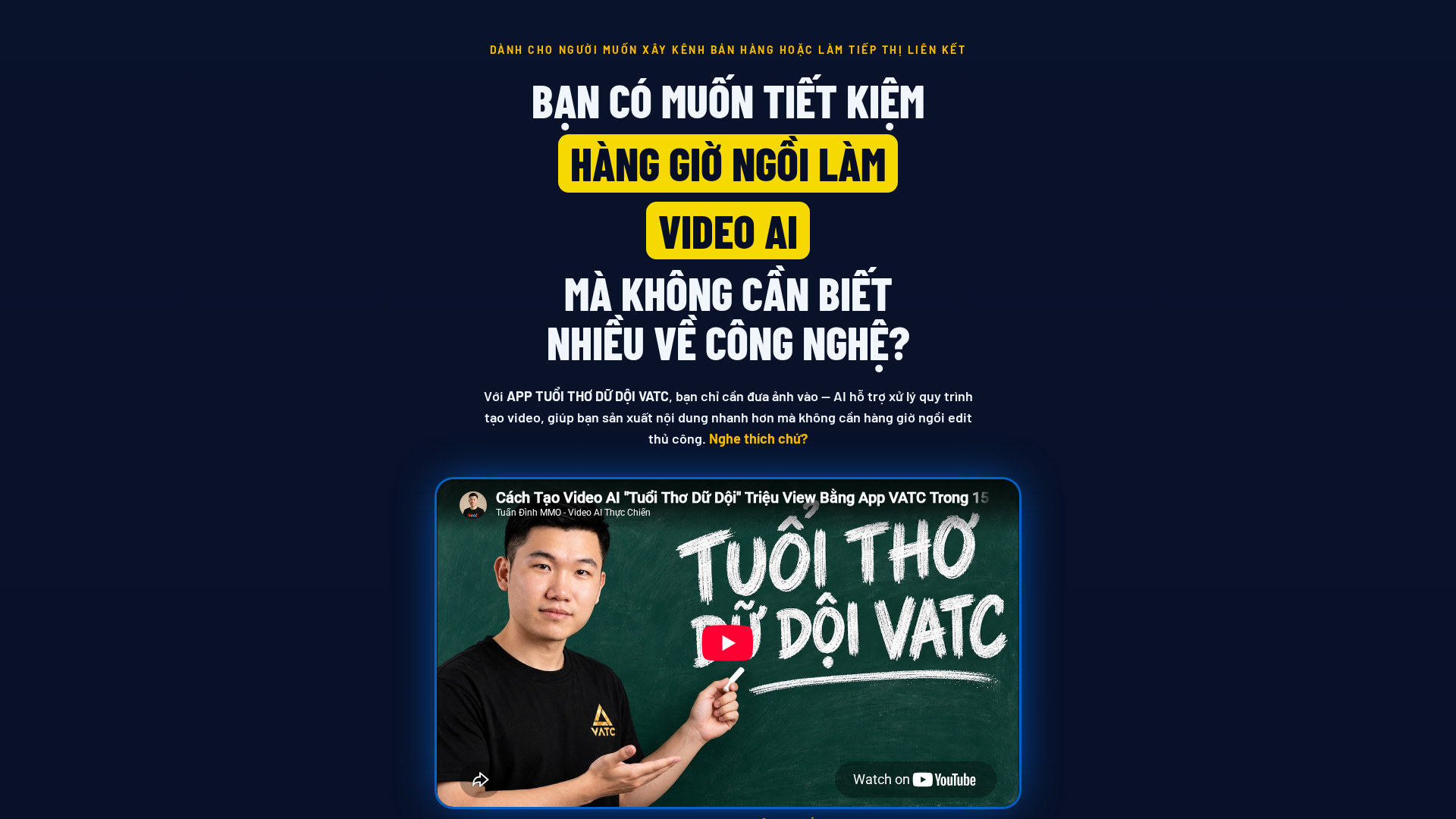 APP Tuổi Thơ Dữ Dội VATC